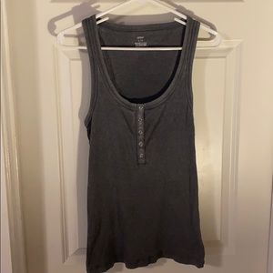 Aerie button tank top